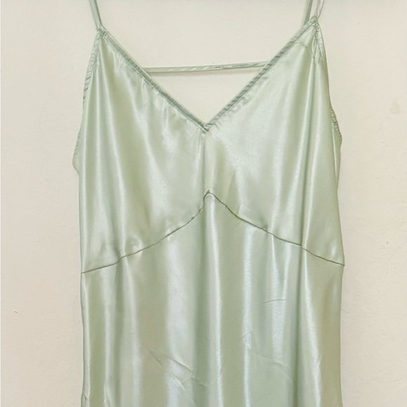 NWOT Free People Intimately Free Dimply Biased Slip Dress Mint Green Siz… - Picture 9 of 11